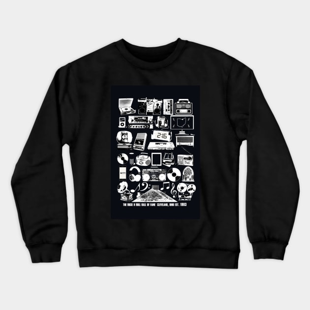 Rock N Roll Hall of Fame Crewneck Sweatshirt by Blank Canvas CLE